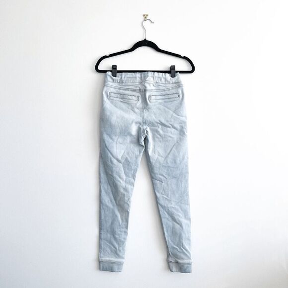 Jeaniologie Womens Classic Denim Regular Rise Jogger Jeans Faded Blue Size 2 - Picture 3 of 10